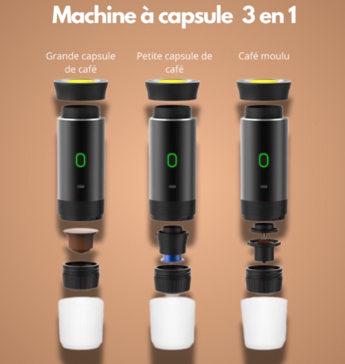 Machine a café portable 3 en 1.